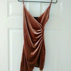 Forever 21 velvet mini dress bodycon